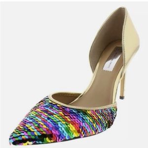 INC Sequin Heels